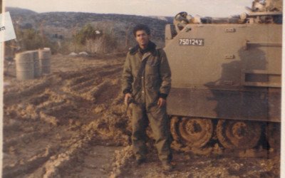 הנגמש בו נהג רון