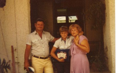 עם ההורים בבר המצוה